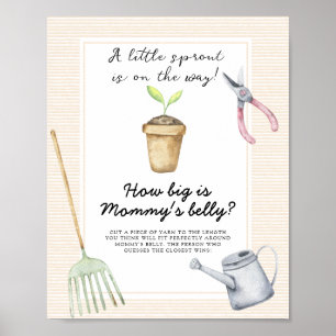 Poster Pousse - quelle est la taille du ventre de maman j