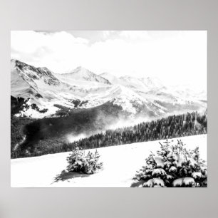 Poster Poussière fraîche // Noir et blanc