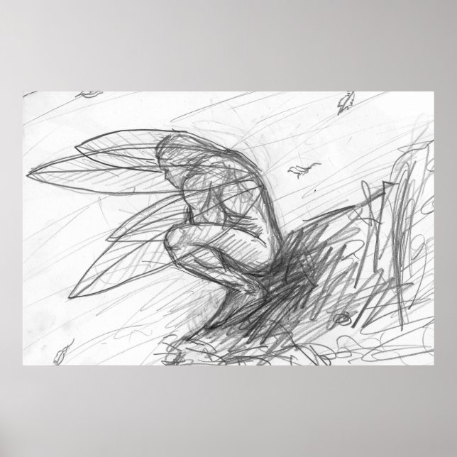 Poster Poussière Pixie dans le vent (Devant)