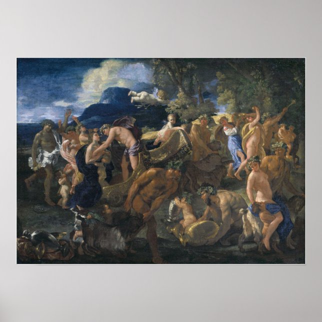Poster Poussin - Bacchanale (Devant)