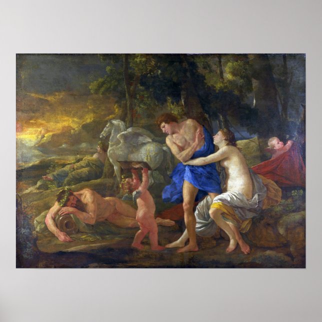 Poster Poussin - Cephalus Et Aurora (Devant)