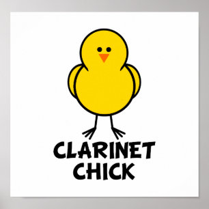 Poster Poussin de clarinette