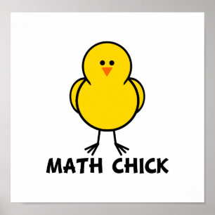 Poster Poussin de maths