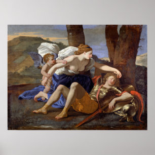 Poster Poussin - Rinaldo et Armide