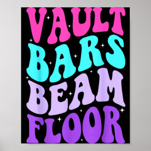 Poster Poutre Barres Poutre Plancher Gymnastique Cadeau d