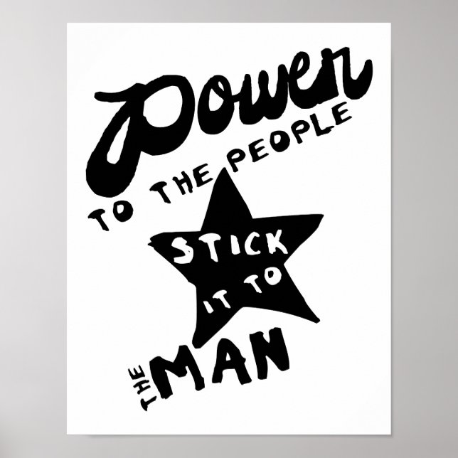 Poster Pouvoir Au Peuple (Devant)