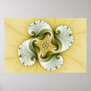 Poster Pouvoir terroriste - Art Fractal