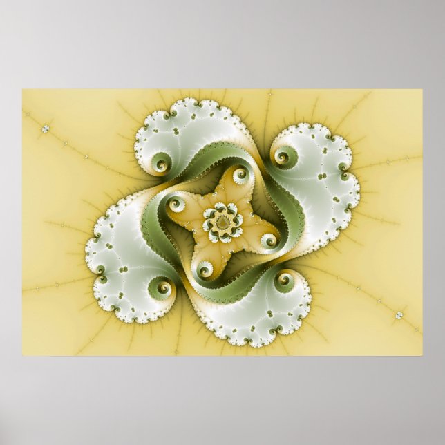 Poster Pouvoir terroriste - Art Fractal (Devant)