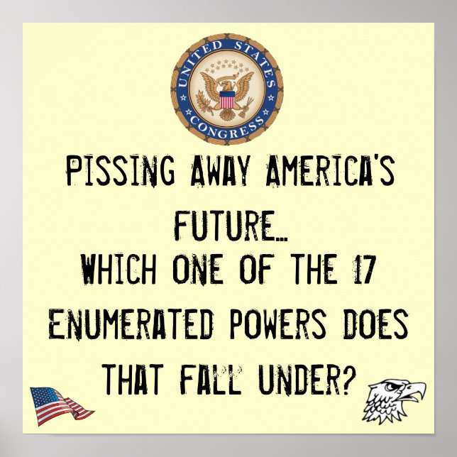 Poster Pouvoirs du Congrès (Devant)