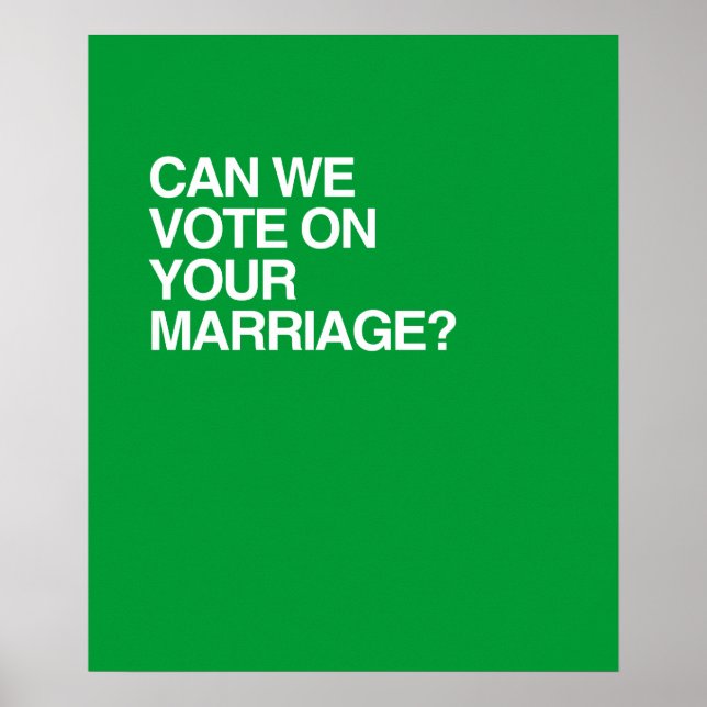 POSTER POUVONS-NOUS VOTER SUR VOTRE MARIAGE (Devant)