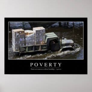 Poster Poverty: Inspirational Quote 2
