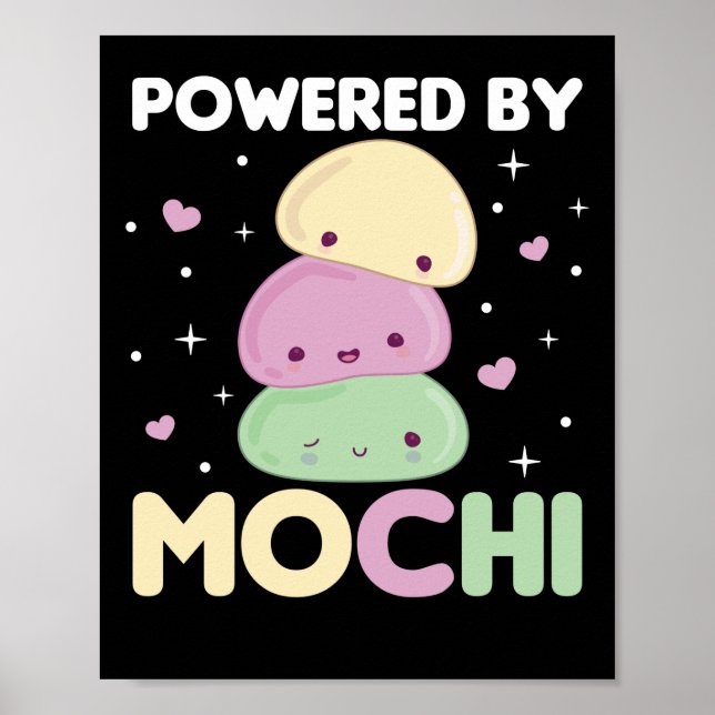 Poster Powered By Mochi - Kawaii Mochi Ice Cream (Devant)