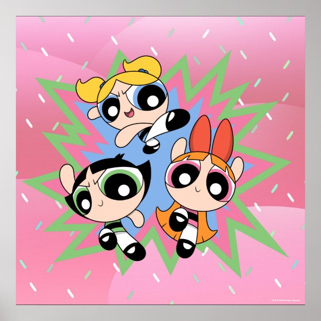 Poster Powerpuff Girls Powfactor (Devant)