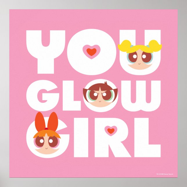 Poster Powerpuff Girls : You Glow Girl (Devant)