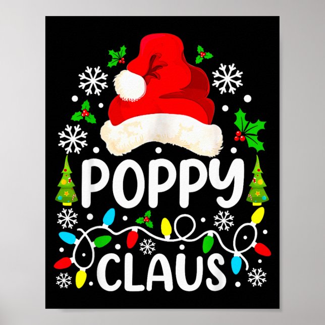 Poster Ppy Claus Funny Christmas Family Matching  (Devant)
