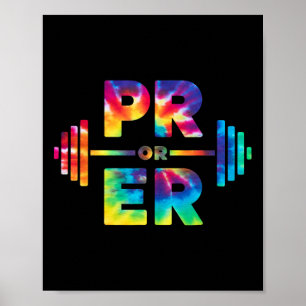 Poster Pr Ou Er Weightlifting Funny Gym Tee Humour d'entr