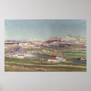 Poster Pradera de San Isidro et Palacio Real