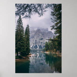 Poster Pragser Wildsee (Lac Prags)