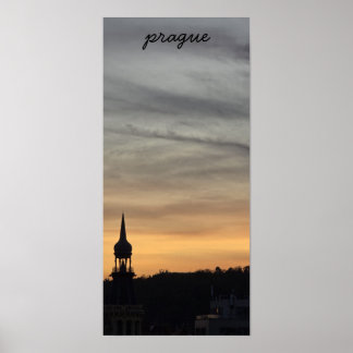 Poster Prague - Tchèque