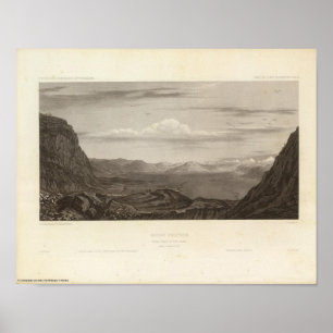 Poster Prairie ronde de la tête de la même