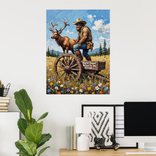 Poster Prank pastorale : Sasquatch et le Stag