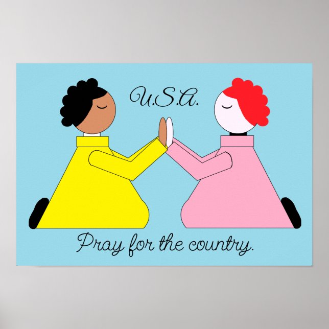 Poster Pray for the Country (Devant)