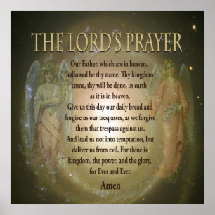 Poster Prayer de seigneur