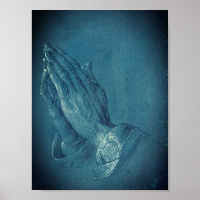 Poster Praying Hands (par Dürer) (Devant)