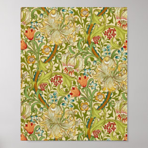 Poster Pré-raphate de William Morris Golden Lily Vintage