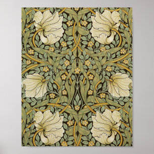 Poster Pré-raphate de William Morris Pimpernel Vintage