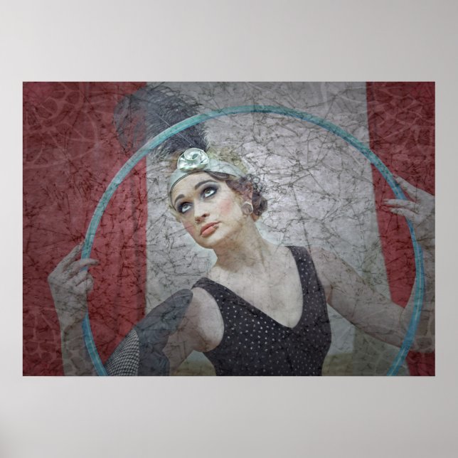Poster Précurseur du cirque rétro (Devant)