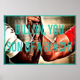 POSTER PREDATOR EPIC SHAKE À LA MAIN