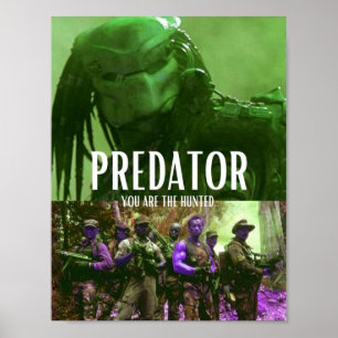 Poster Predator Vous êtes la chasse