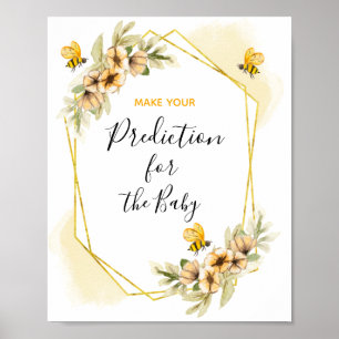 Poster Prédictions florales des abeilles pour l'affiche p