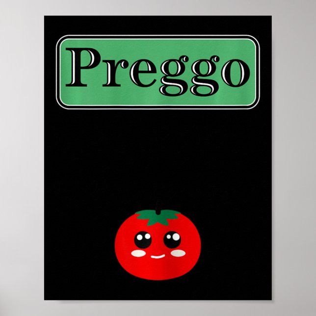Poster Preggo Sauce Funny Maternité Halloween Costume Tom (Devant)
