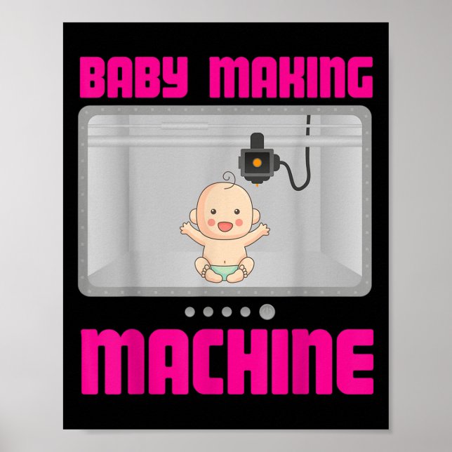 Poster Pregnancy Reveal &amp; Announcement Baby Making Ma (Devant)