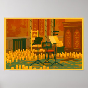 Poster Prelude aux chandelles - Salle de musique, Pavillo