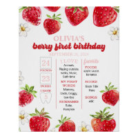 Premier anniversaire de fraise, étape importante