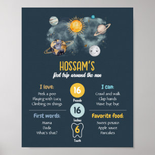 Poster Premier anniversaire Jalons Espace extra-atmosphér