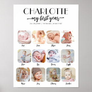 Poster Premier anniversaire Mon premier an Photo