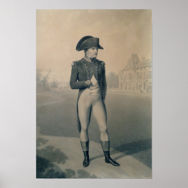 Poster Premier consul Napoléon Bonaparte à Malmaison (Devant)