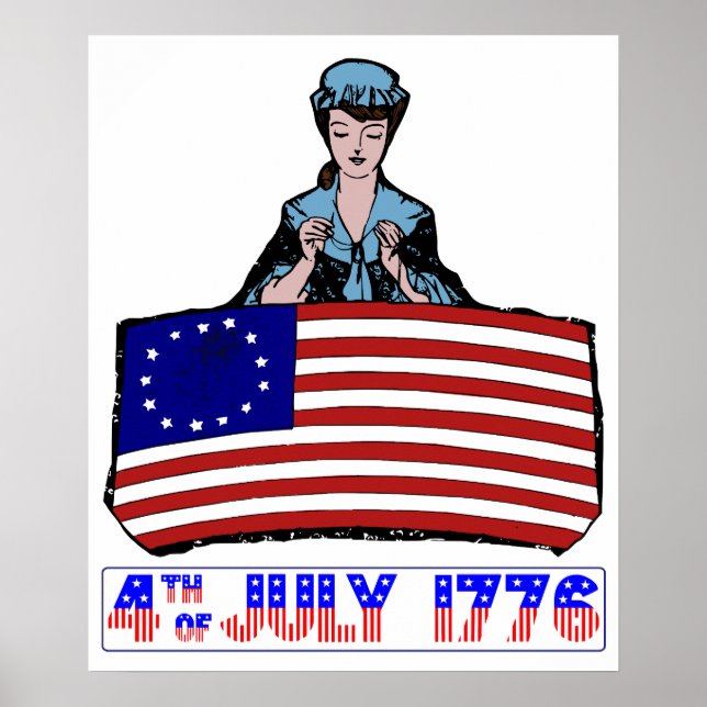 POSTER PREMIER DRAPEAU AMÉRICAIN (Devant)