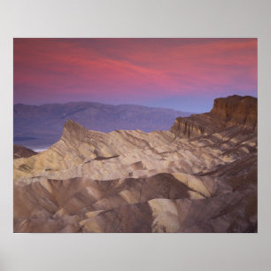 Poster Premier éclairage matinal sur Zabriskie Point et 2