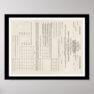 Poster Premier formulaire d'impôt américain sur le revenu