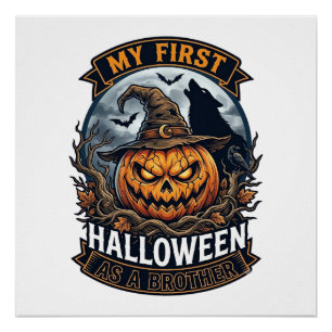 Poster Premier Halloween en tant que frère Pumpkin Wolf M