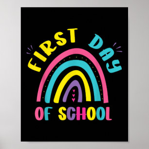 Poster Premier Jour D'école Maternelle Pré-Maternelle Pré