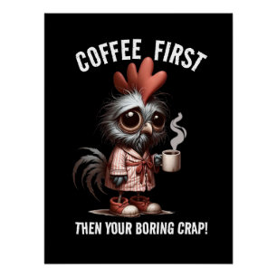 Poster Premier mème de café