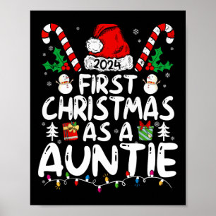 Poster Premier Noël Comme Une Famille Tante Correspondant