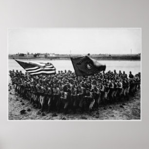 Poster Première à combattre un groupe de Marines de la Pr