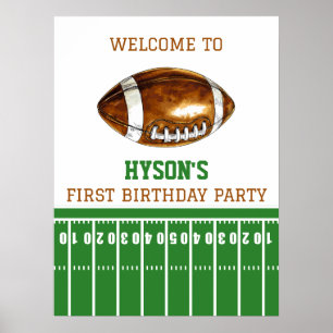 Poster Première année Football 1er anniversaire